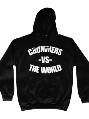 Hoodie - Drummers v.s. the World zwart
