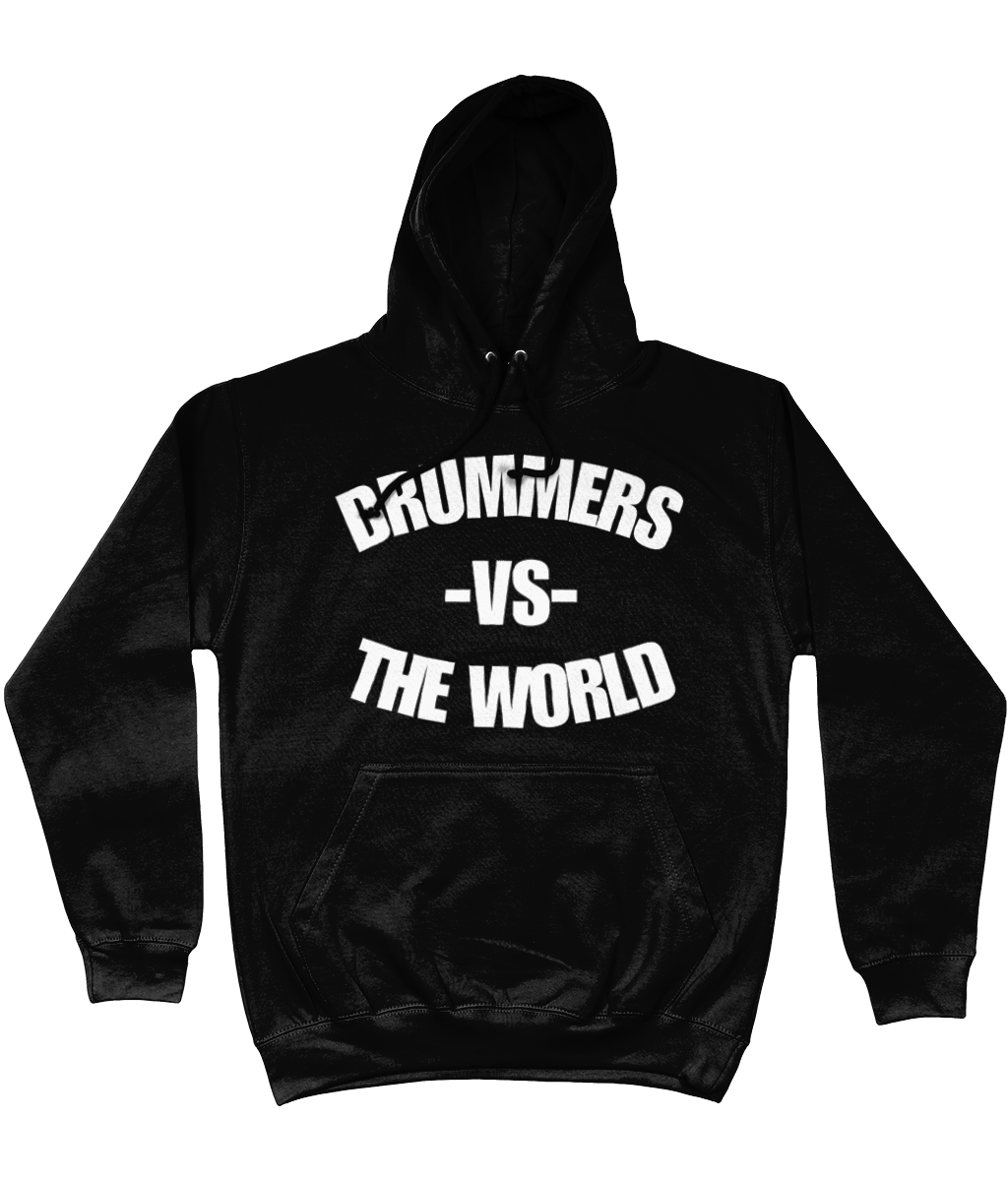 Hoodie - Drummers v.s. the World zwart